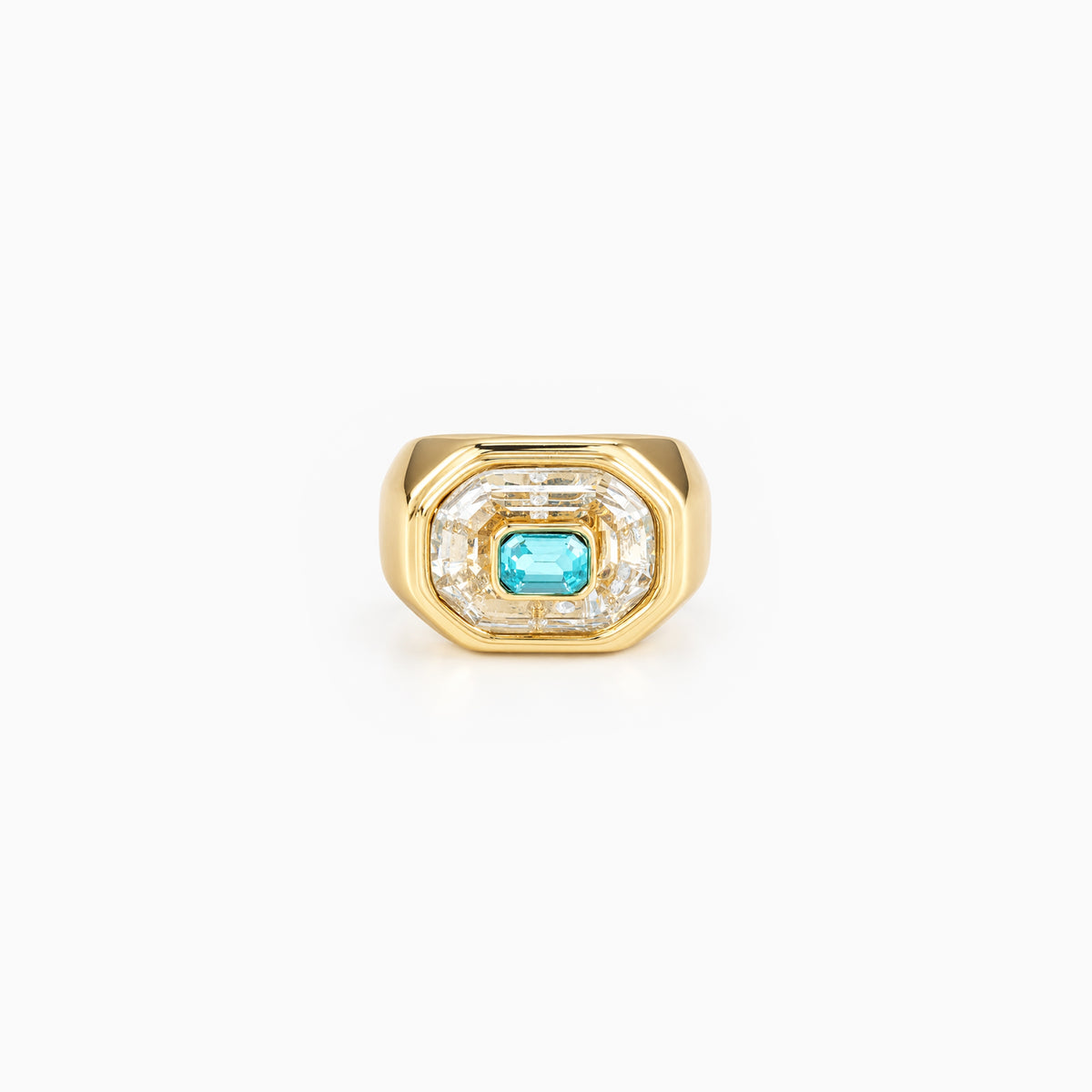 Petite Crystal Inlay Ring