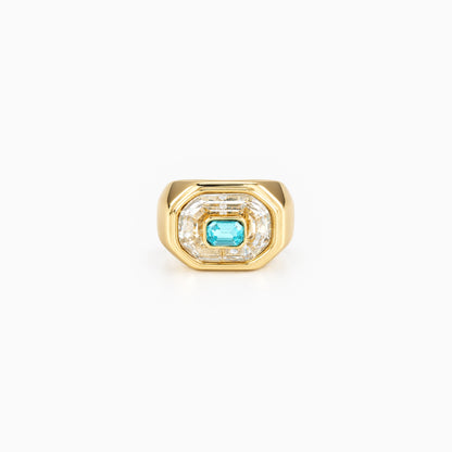 Petite Crystal Inlay Ring