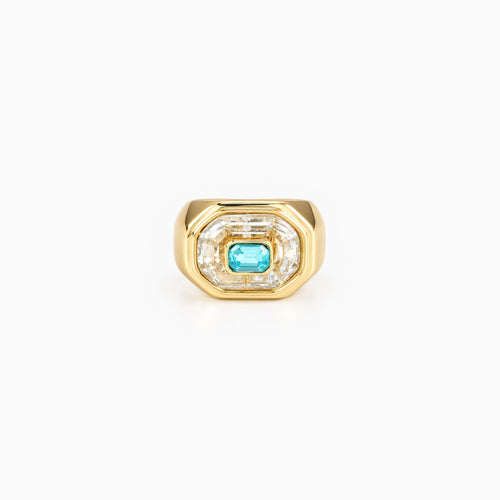 Petite Crystal Inlay Ring