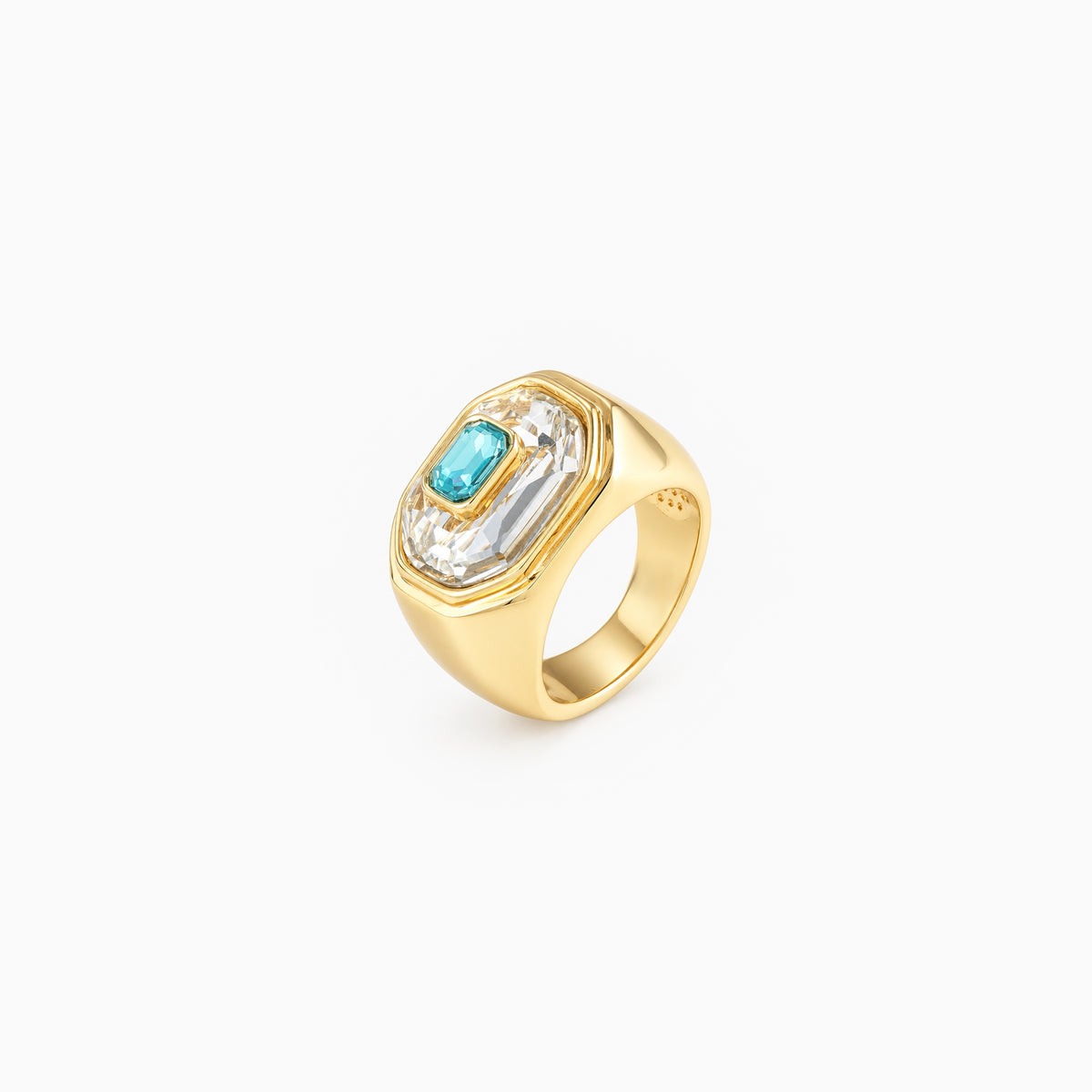 Petite Crystal Inlay Ring