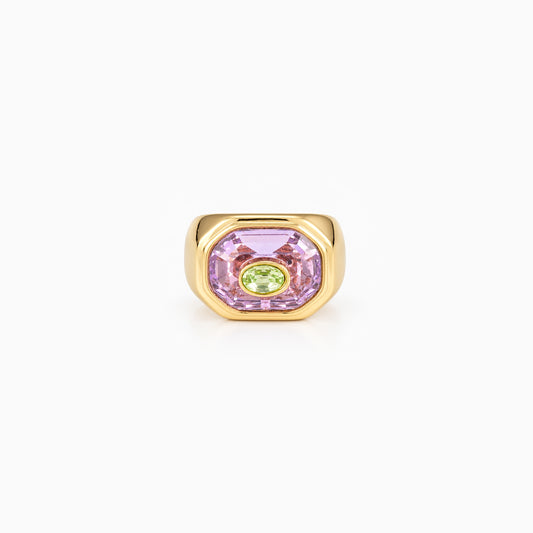 Petite Color Inlay Ring