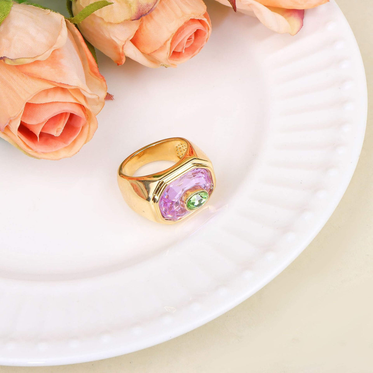 Petite Color Inlay Ring
