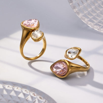 Gem Collage Duo Ring