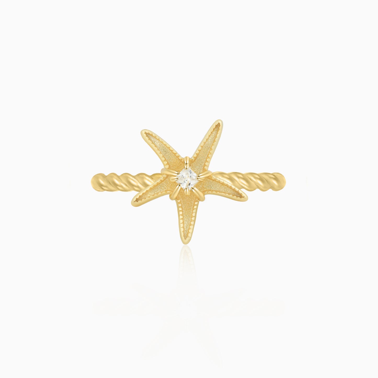 Retro Starfish Ring