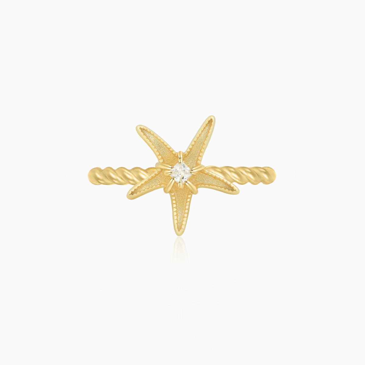 Retro Starfish Ring