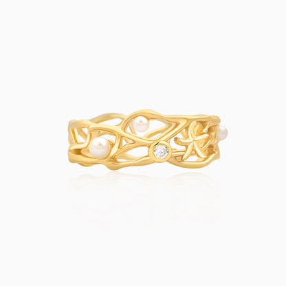 Hollowing Coral Ring
