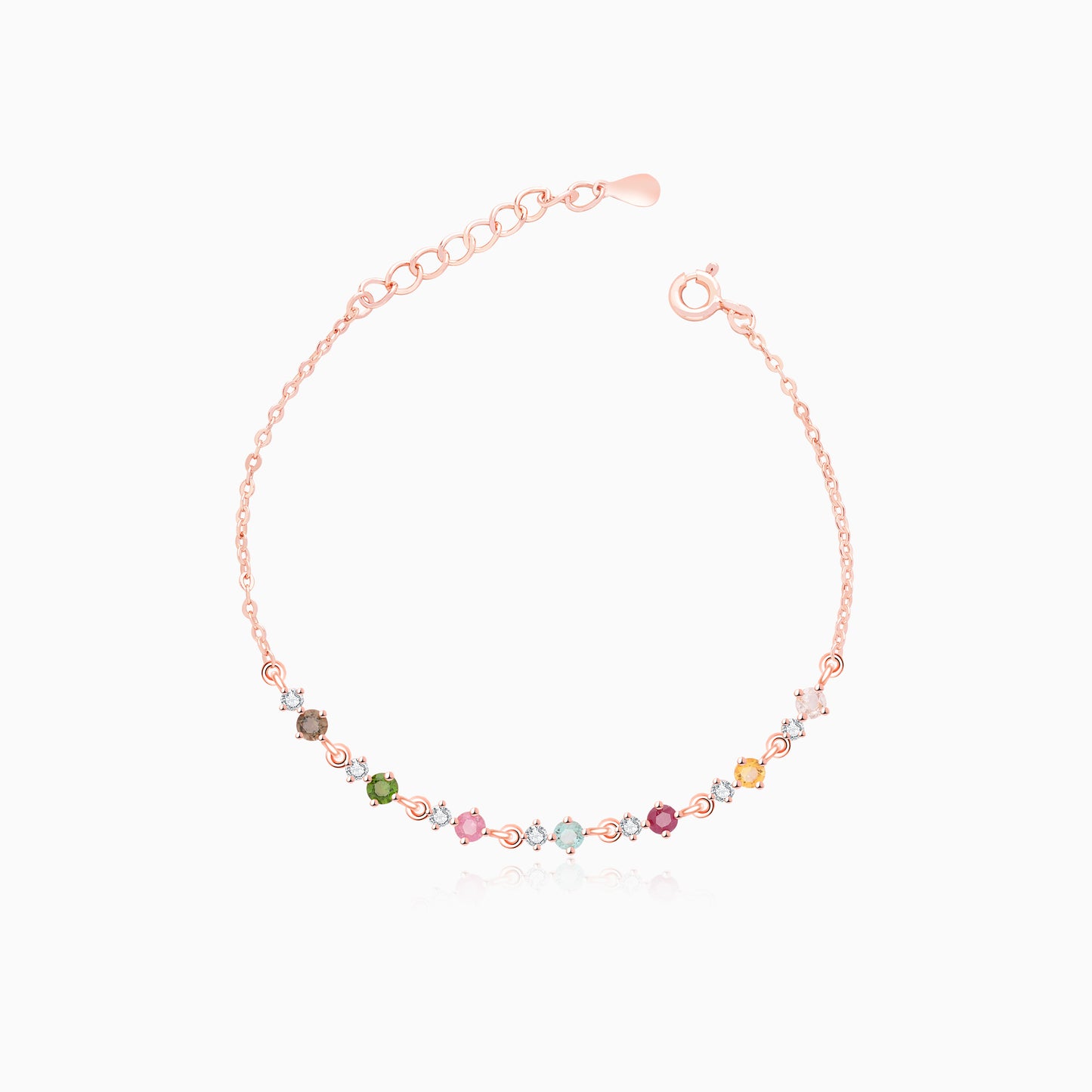 Rainbow Symphony Tourmaline Bracelet