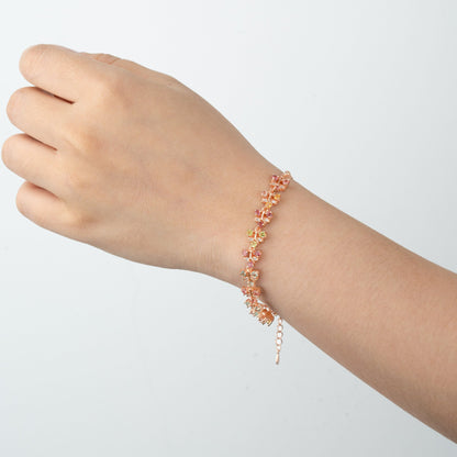 Ethereal Harmony in Azure Dreams Tourmaline Bracelet