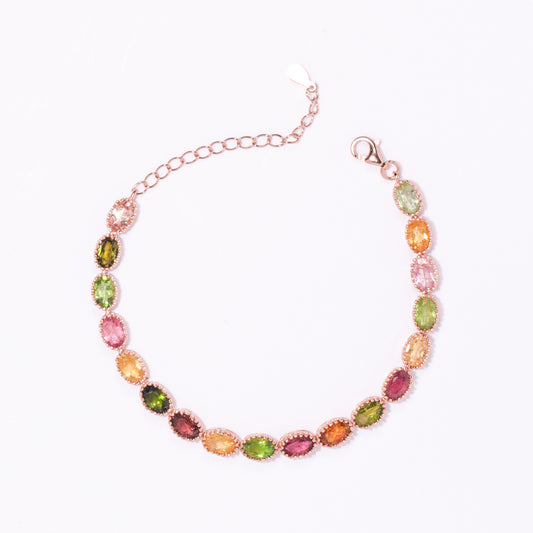 Oval Tourmaline Bracelet