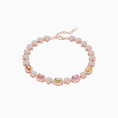 Snowflake Galaxy Tourmaline Bracelet