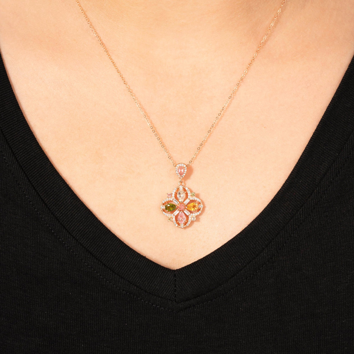 Ocean Serenade Tourmaline Necklace
