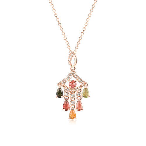 Mystic Galaxy Tourmaline Pendant