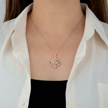 Elegantly Serene Tourmaline Pendant