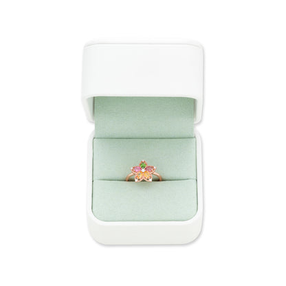 Blossoming Beauty Tourmaline Floral Ring