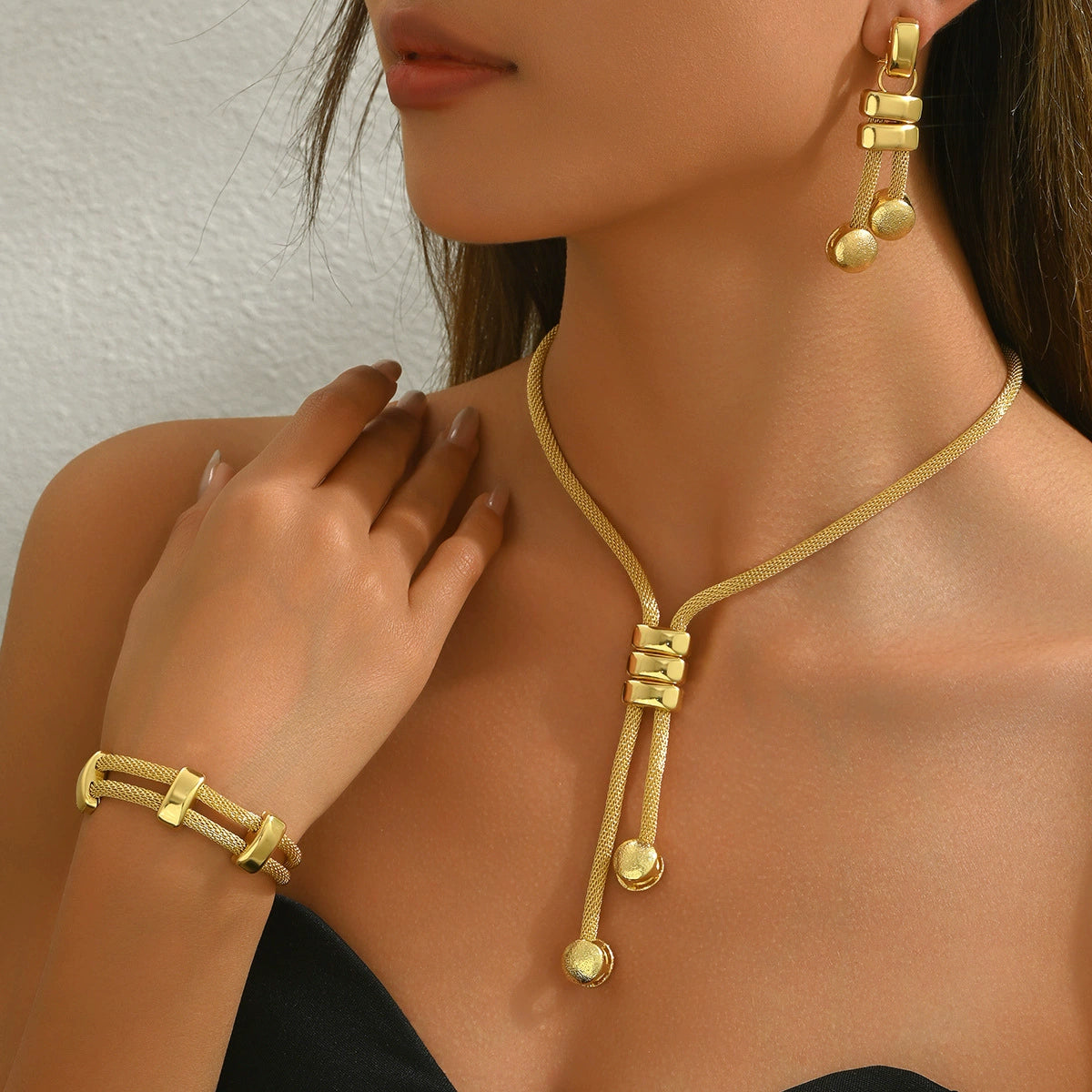 Modern Geometry Jewelry Set
