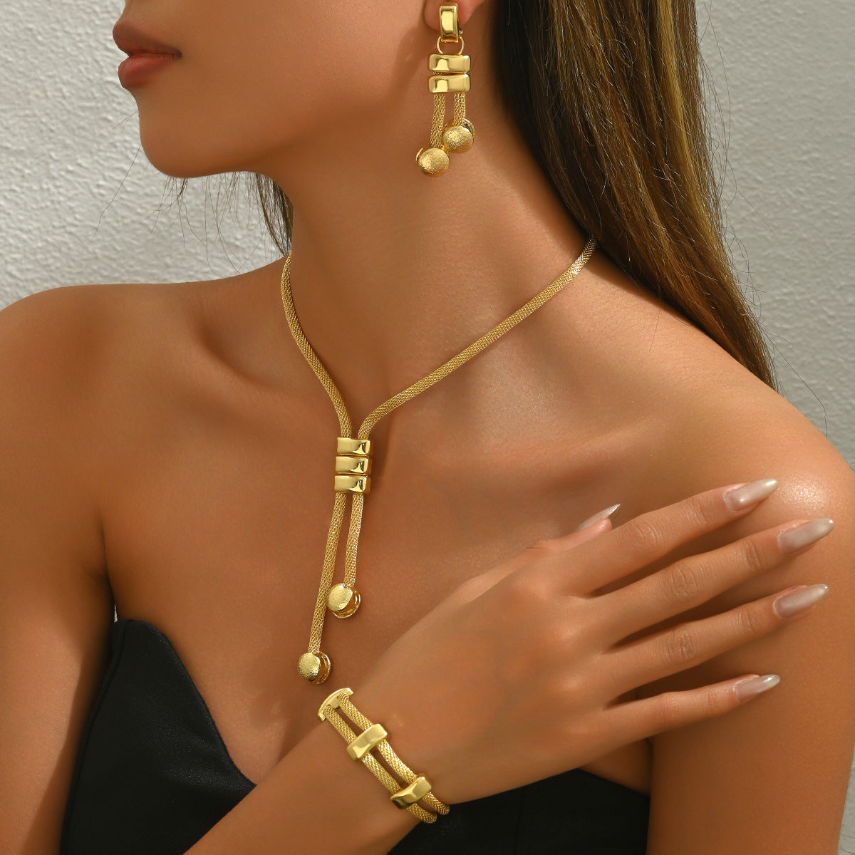 Modern Geometry Jewelry Set