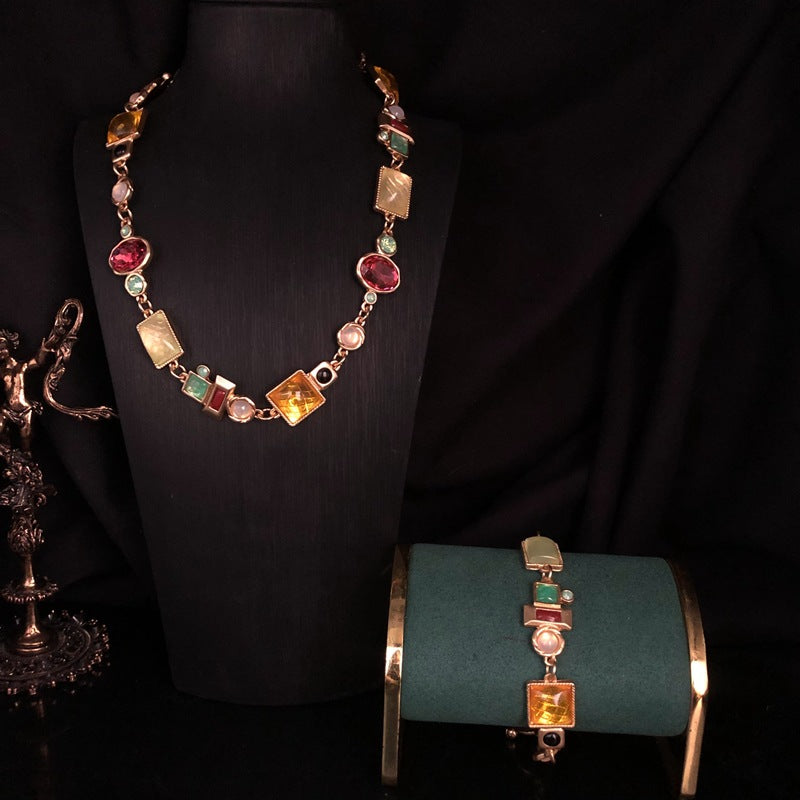 Multi-Shape Geometry Jewelry Set