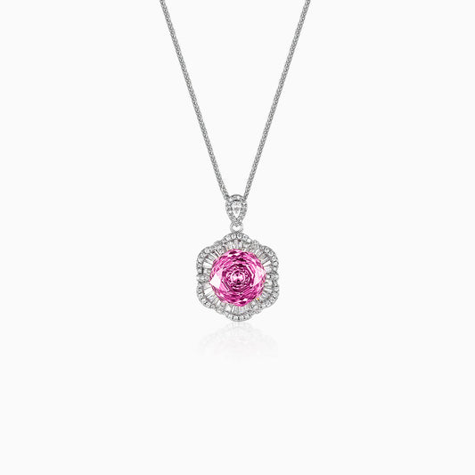 Rose Bloom Swirl Necklace