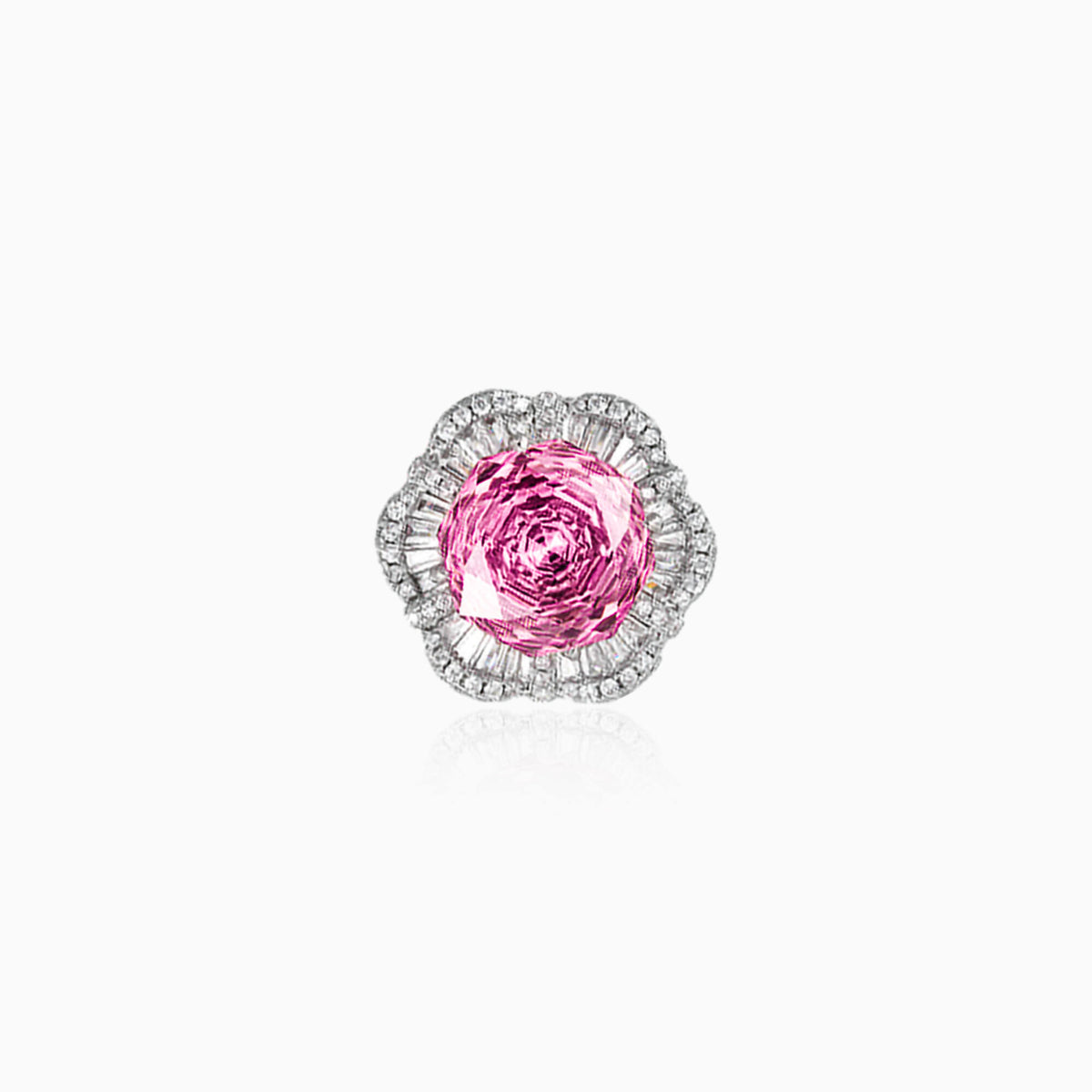 Rose Bloom Swirl Ring