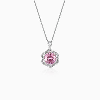 Rose Bloom Swirl Necklace