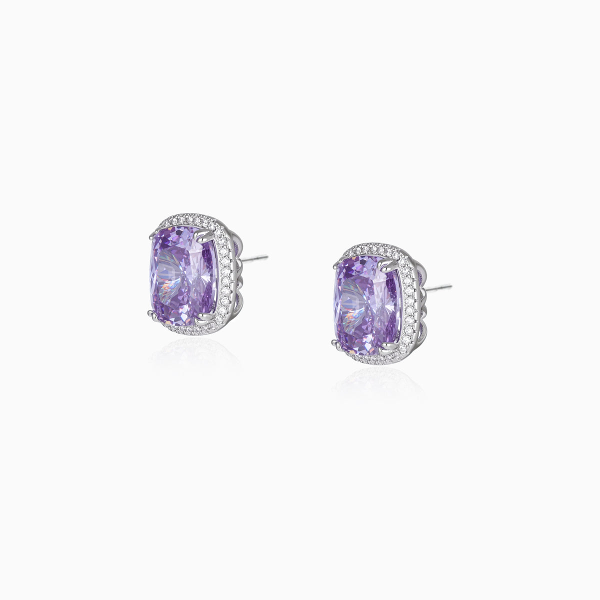 Classic Cushion Radiant Earrings