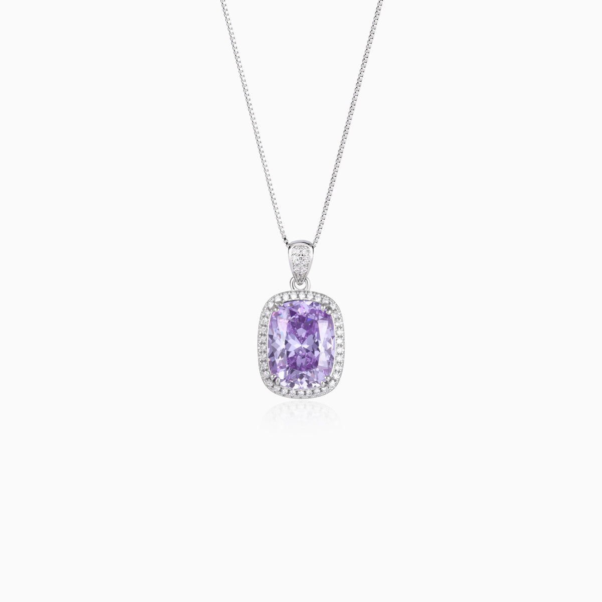 Classic Cushion Radiant Necklace