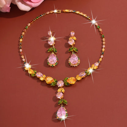 Floral Vine Stamement Jewelry Set