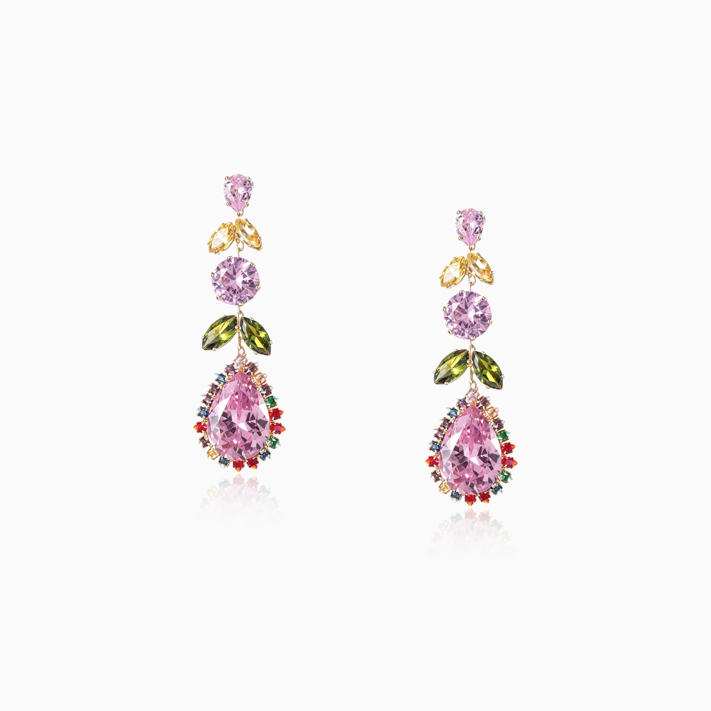 Floral Vine Stamement Jewelry Set