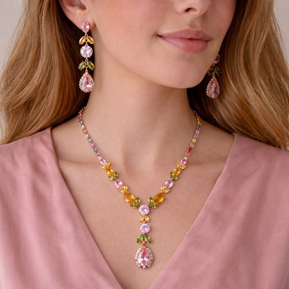 Floral Vine Statement Jewelry Set