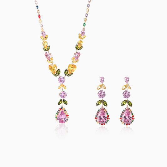Floral Vine Statement Jewelry Set