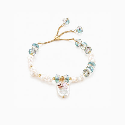Aurora Crystal Pearl Jewelry Set