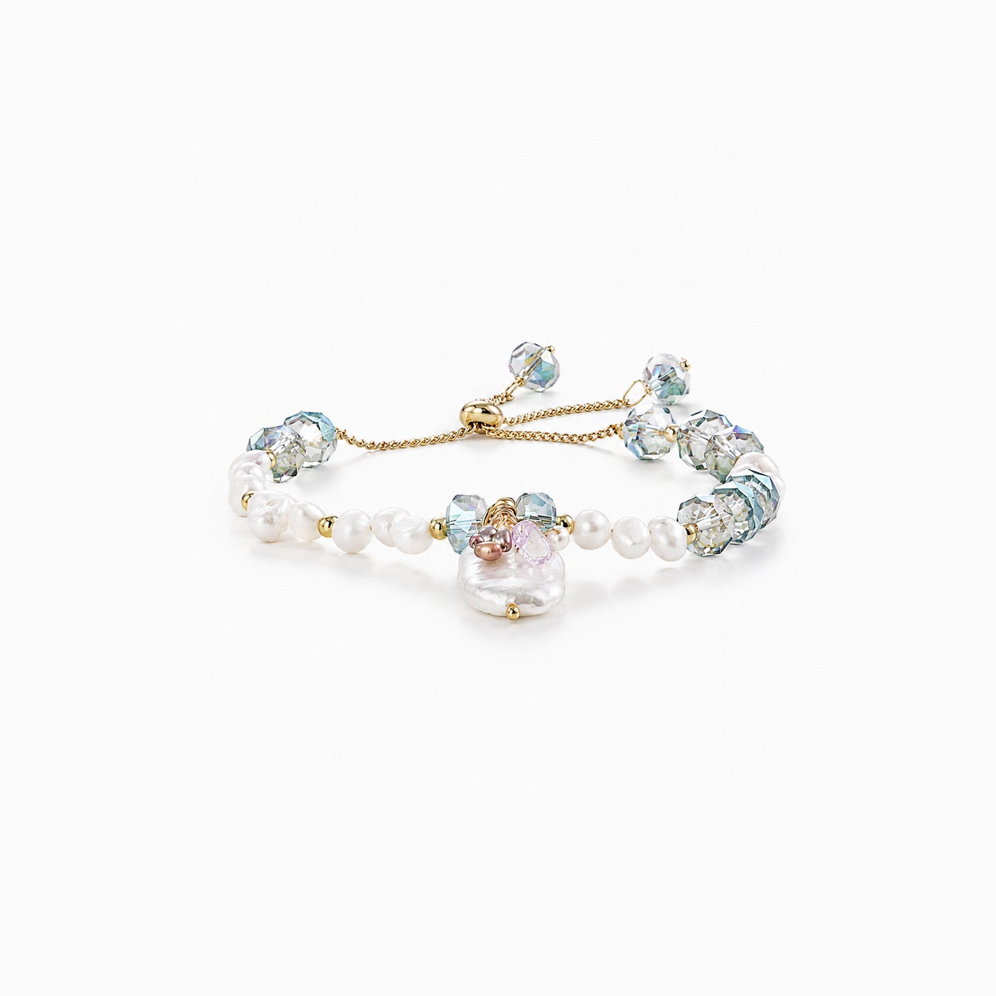 Aurora Crystal Pearl Jewelry Set