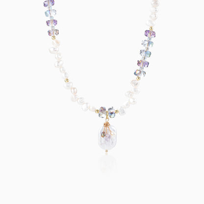 Aurora Crystal Pearl Jewelry Set