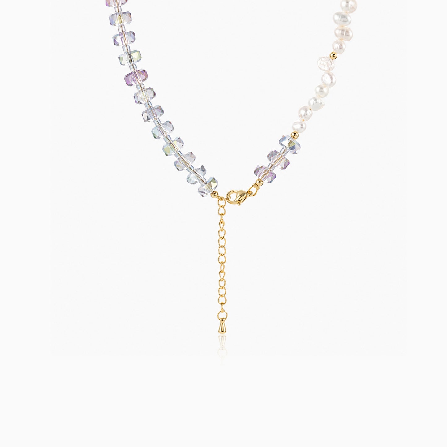 Aurora Crystal Pearl Jewelry Set