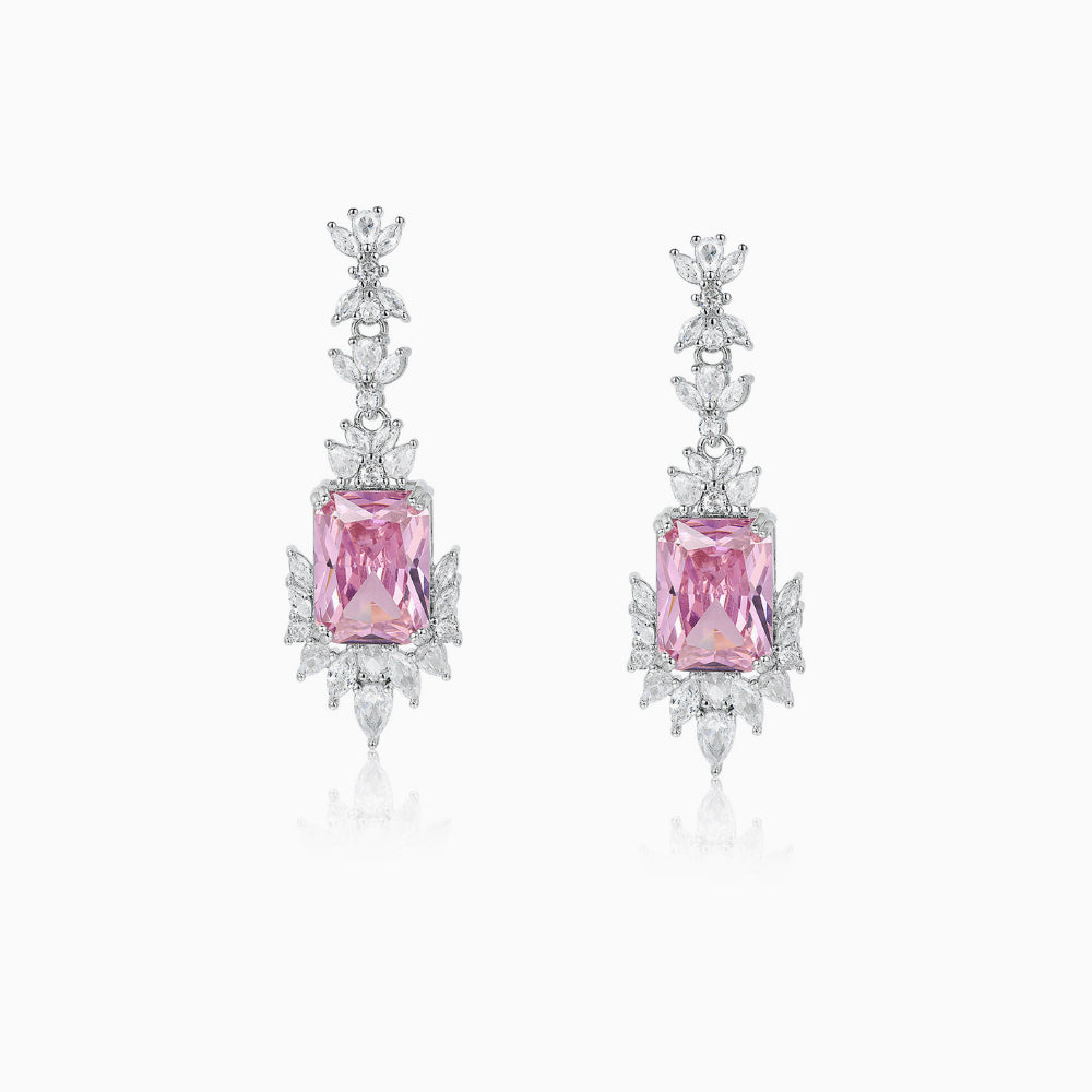 Pink Princess Cushion Jewlery Set