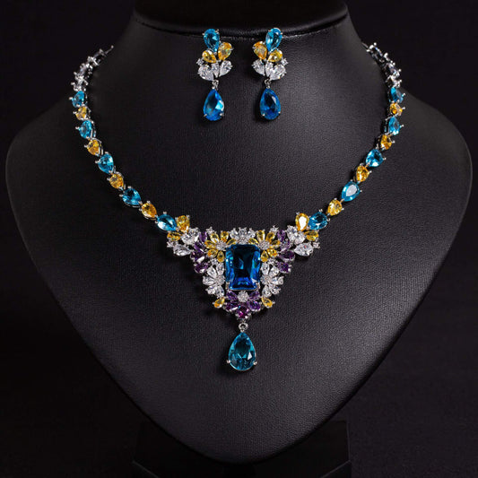 Royal Blue Statement Jewelry Sets