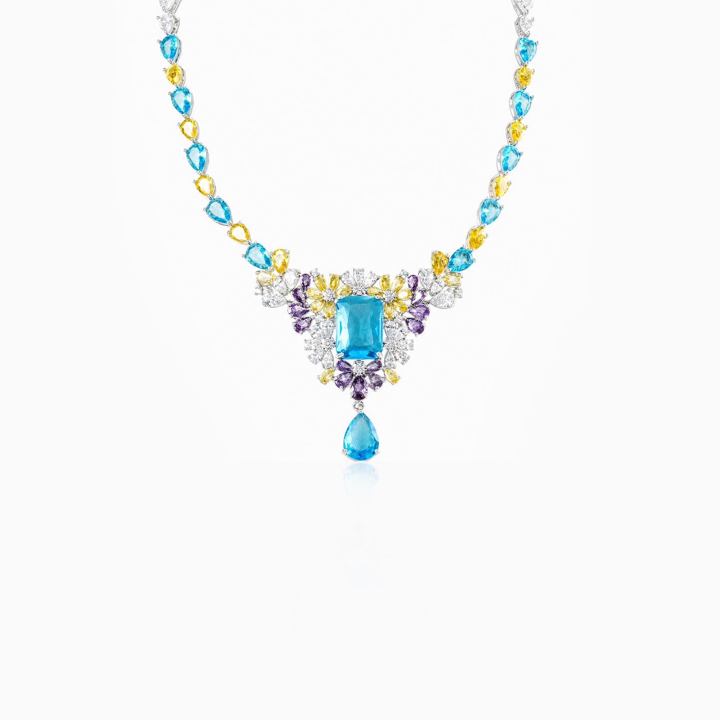 Royal Blue Statement Necklace