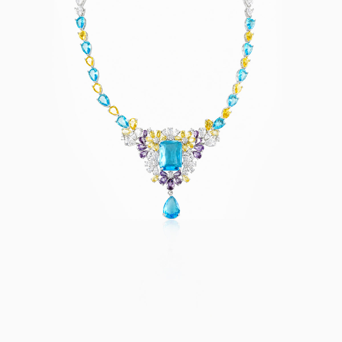 Royal Blue Statement Necklace