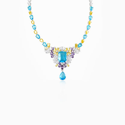 Royal Blue Statement Necklace