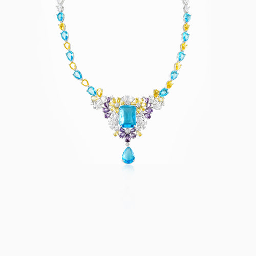 Royal Blue Statement Necklace