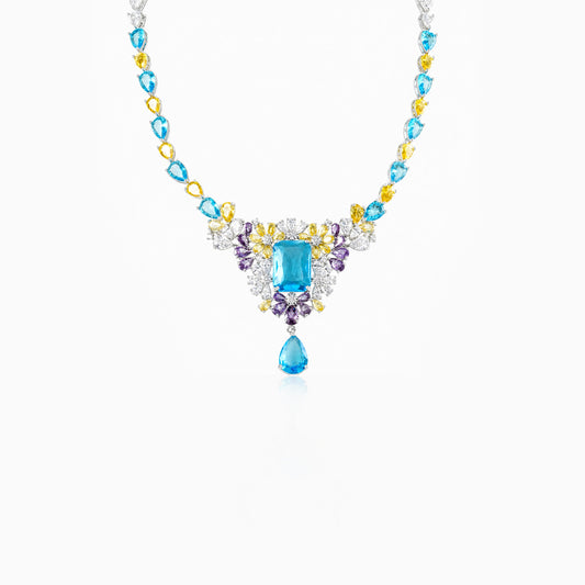 Royal Blue Statement Necklace