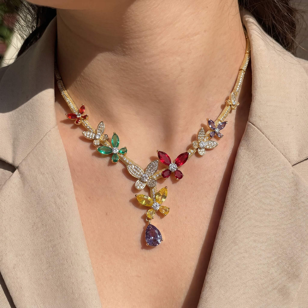 Butterfly Vine Jewelry Sets