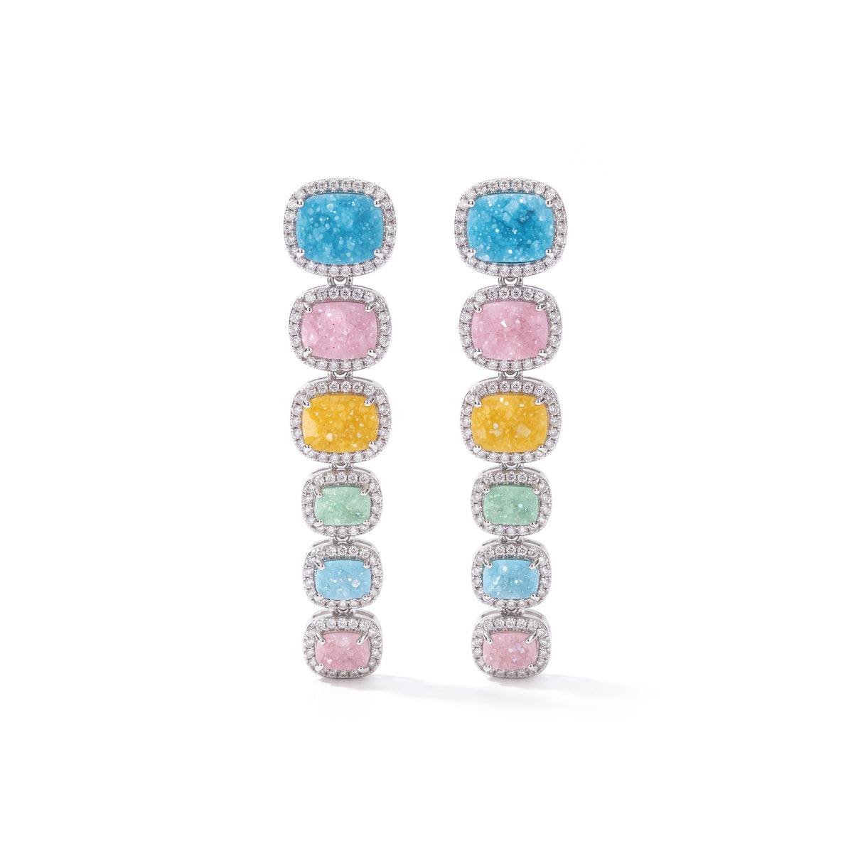 Candy Cube Drop Earrings