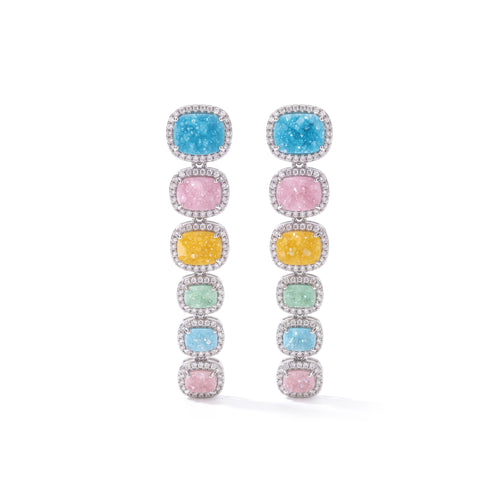 Candy Cube Drop Earrings