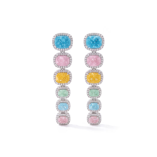 Candy Cube Drop Earrings