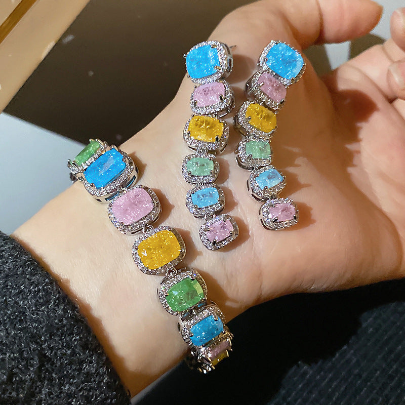 Candy Cube Drop Earrings