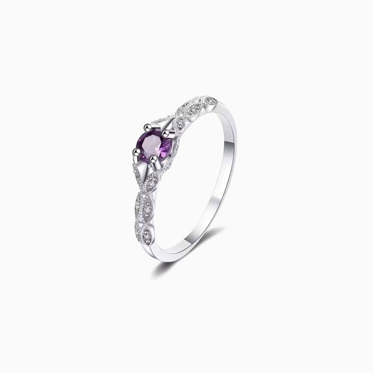 Dainty Amethyst Ring