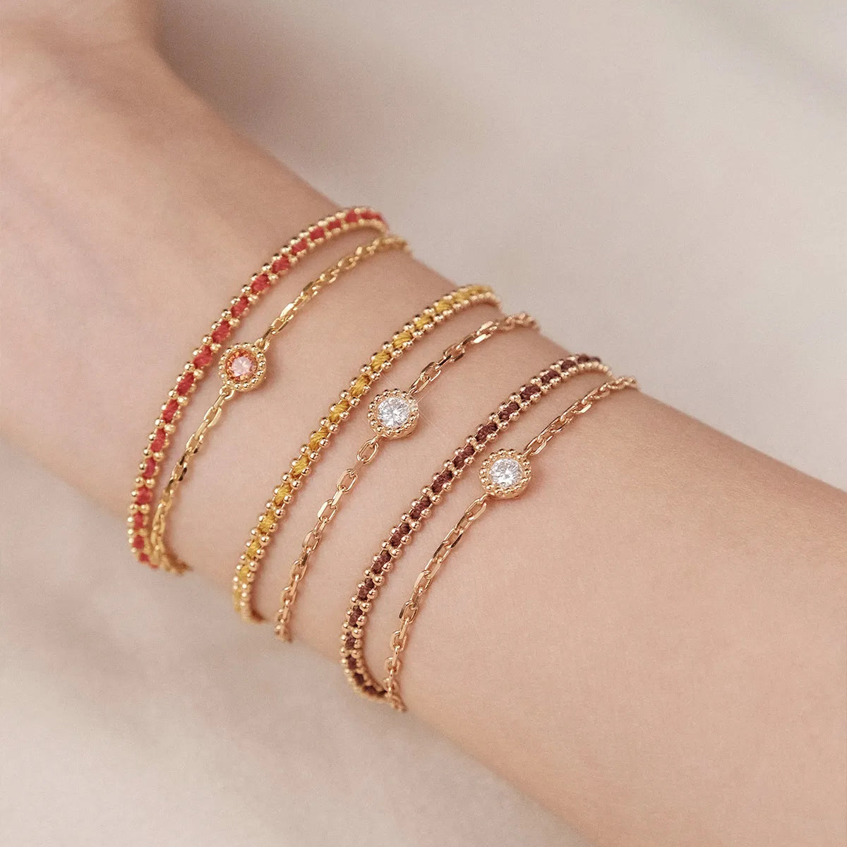 Retro Macrame Cord Bracelet