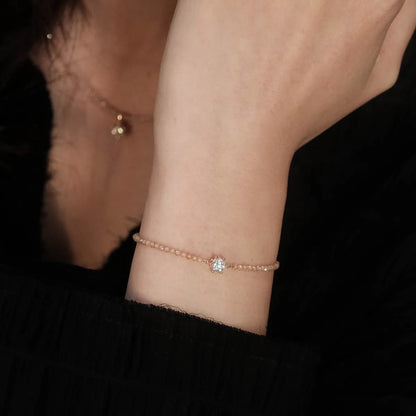 Champagne-Colored CZ Bracelet