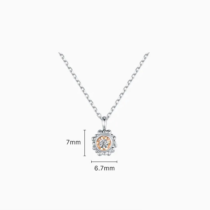 Kaleidoscope Moissanite Necklace